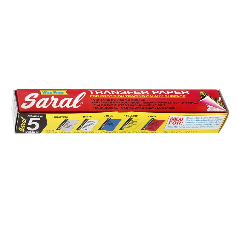 Saral Transfer (Tracing) Paper Graphite All-Purpose 12 1/2 in. X 12 Ft. Roll (RL Graphite) - Image 2